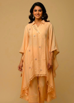 Peach Elegance Asymmetric Coord Set